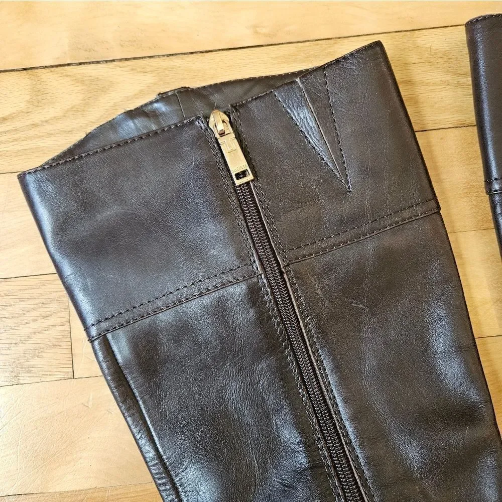 Tommy Hilfiger Leather Riding Boots